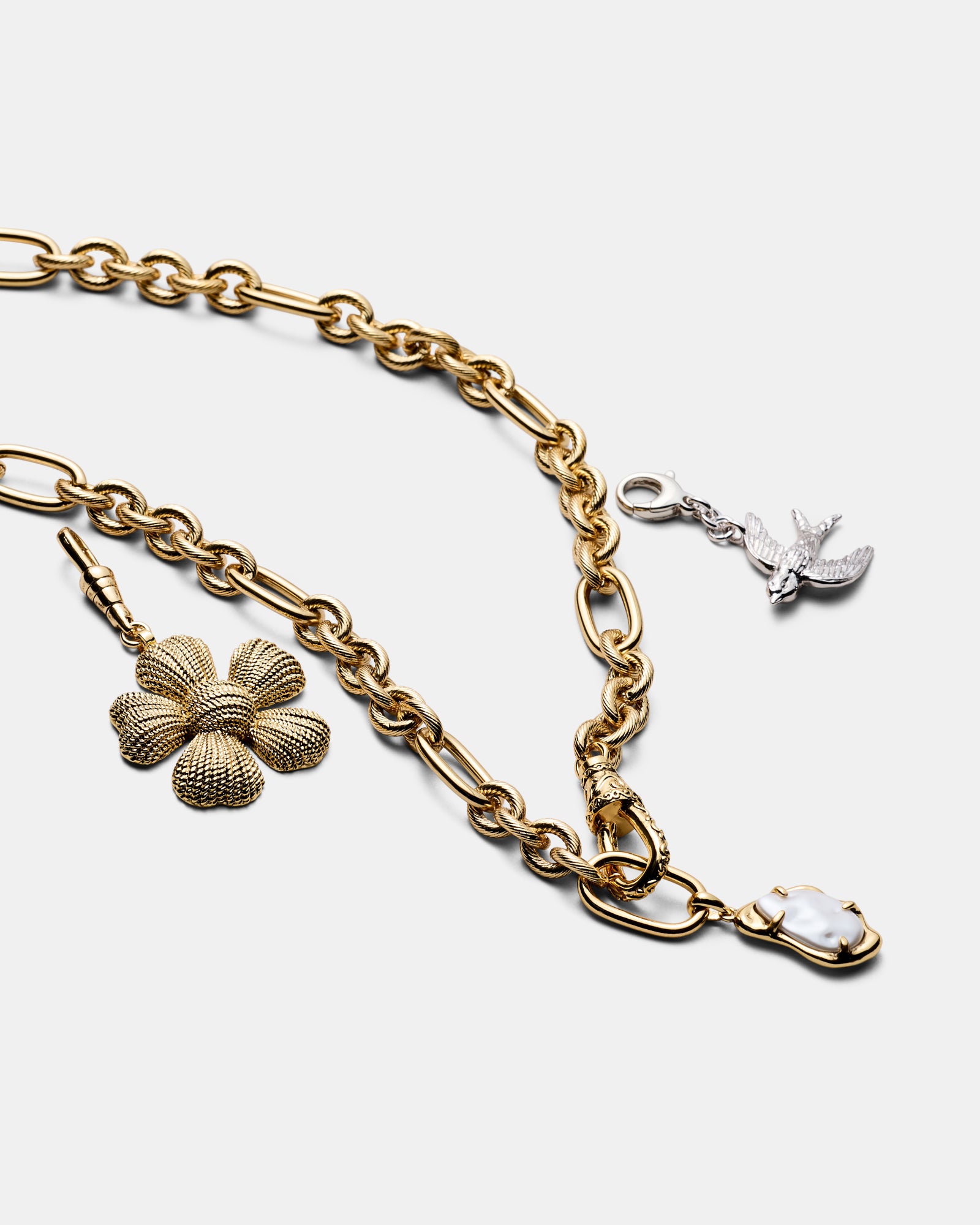 Ornithea Statement Necklace - Gold