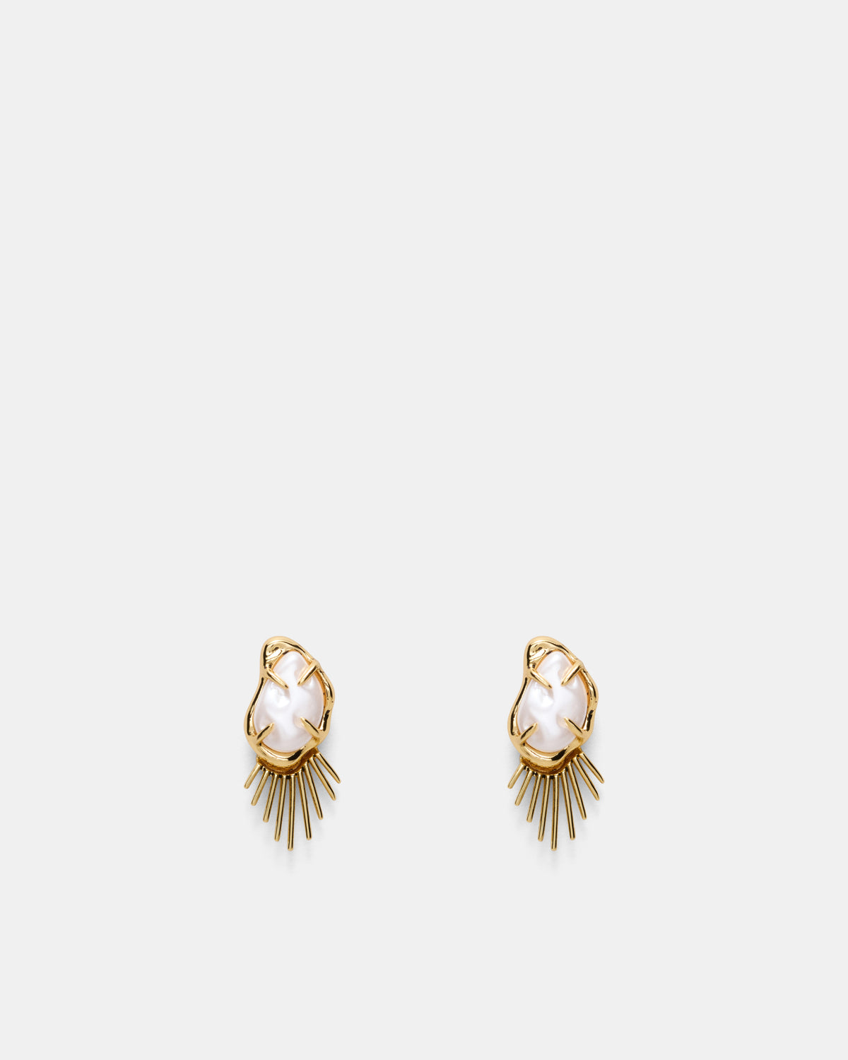 Sunray Earrings Jacket - Gold