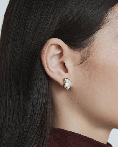 Sunray Earrings Jacket - Gold