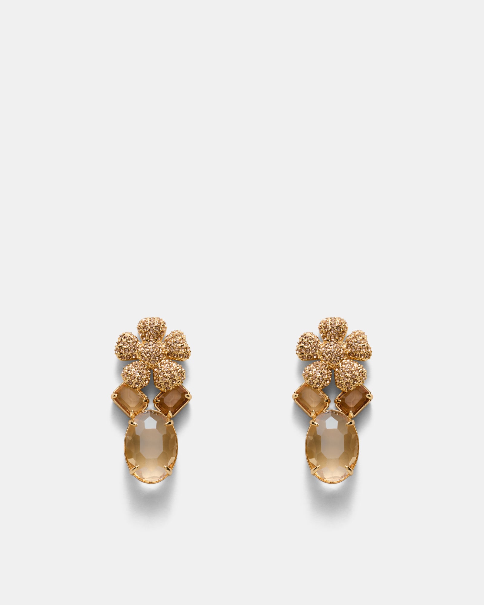 Ornithea Drop Earrings - Gold