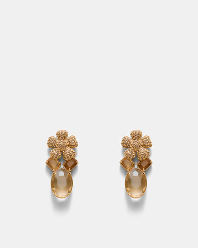 Ornithea Drop Earrings - Gold