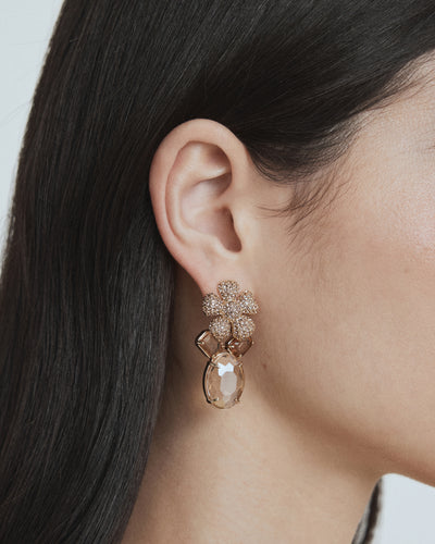 Ornithea Drop Earrings - Gold