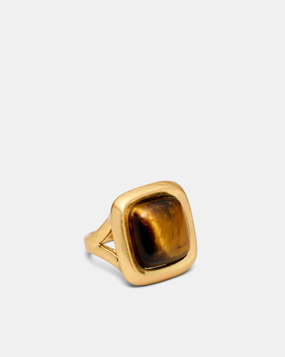 Abundance Stone Ring - Caramel