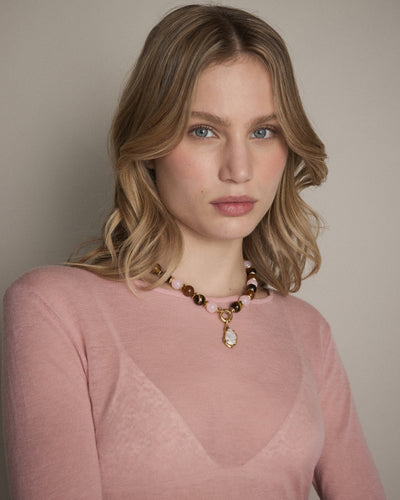 Harbour Side Necklace - Pink Salt