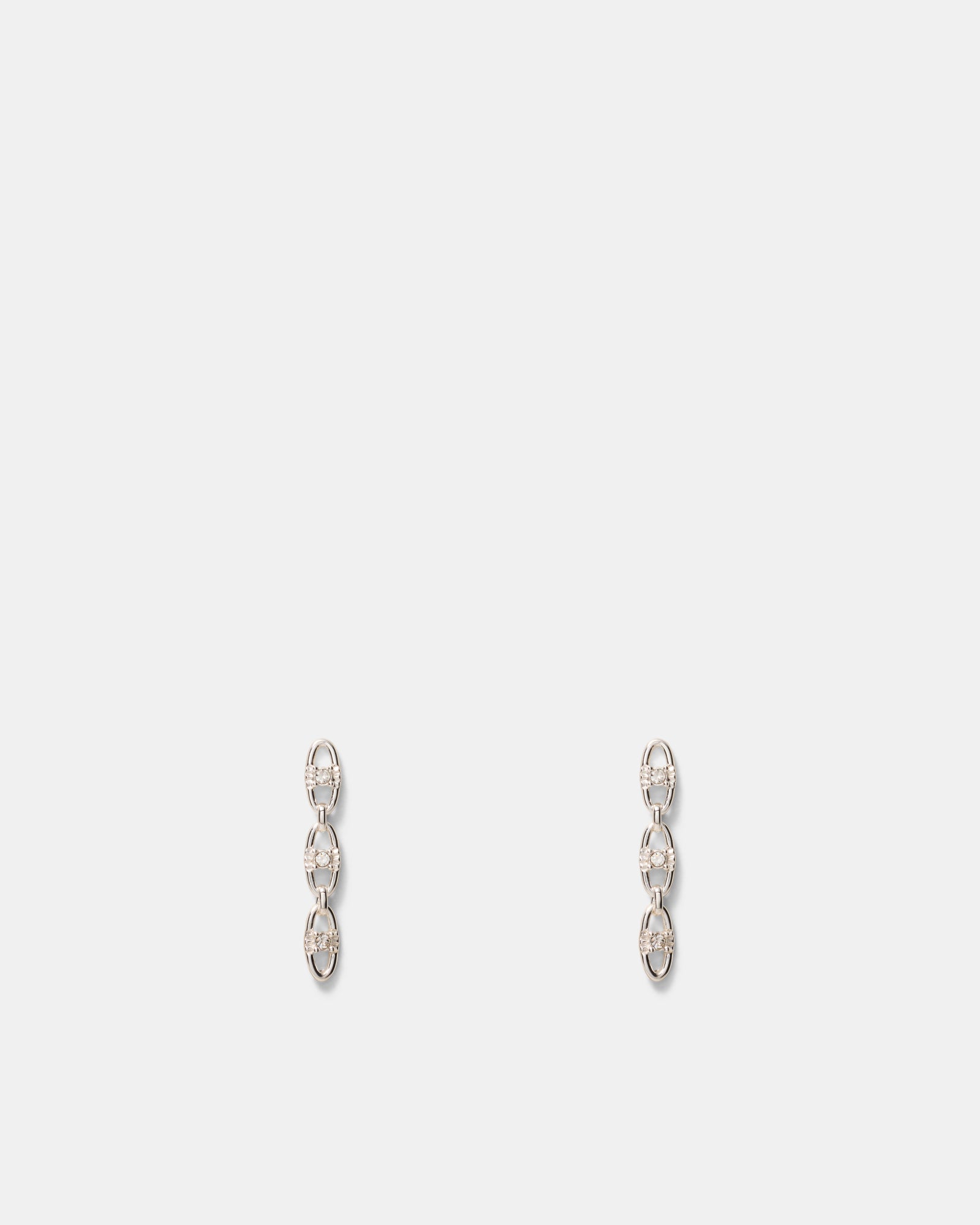 Crystallize Earrings - Silver