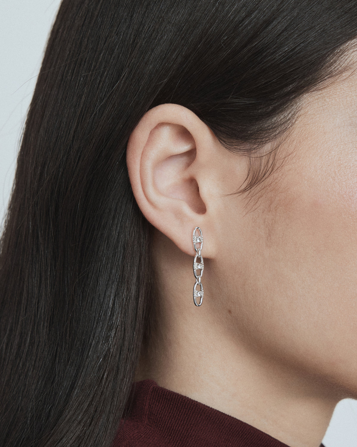 Crystallize Earrings - Silver