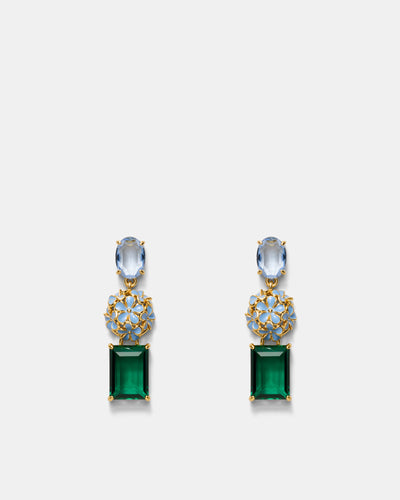 Garden Drop Earrings - Thyme