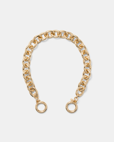 Missing Link Bag Necklace - Gold