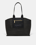 Patch Textured Tote Bag