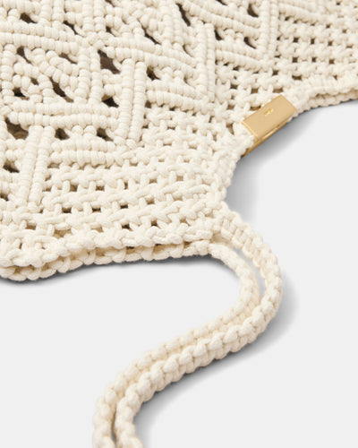 Delta Macrame Tote Bag