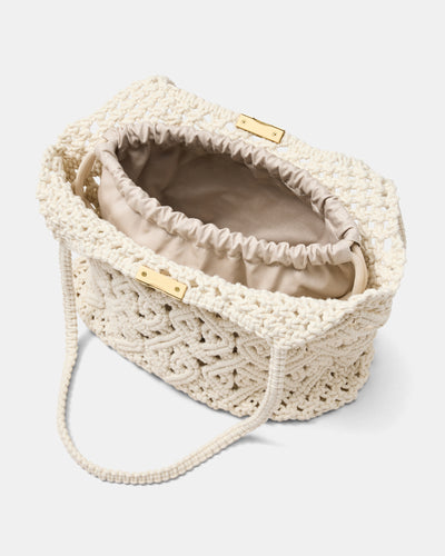 Delta Macrame Tote Bag