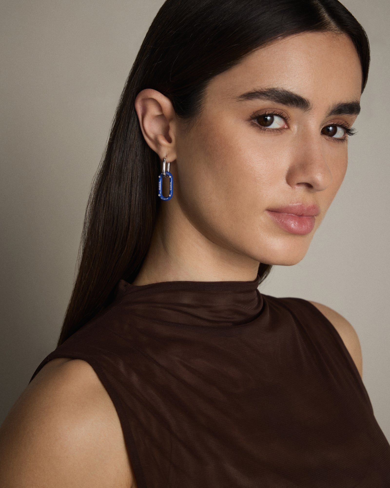 Linked Up Huggie Earrings