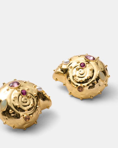Nautilus Statement Stud Earrings