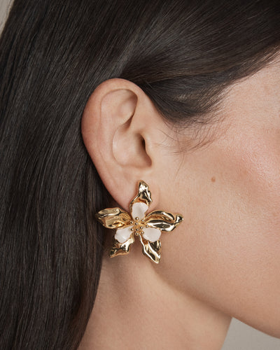 Oleander Stud Earrings