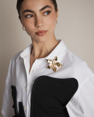 Oleander Brooch
