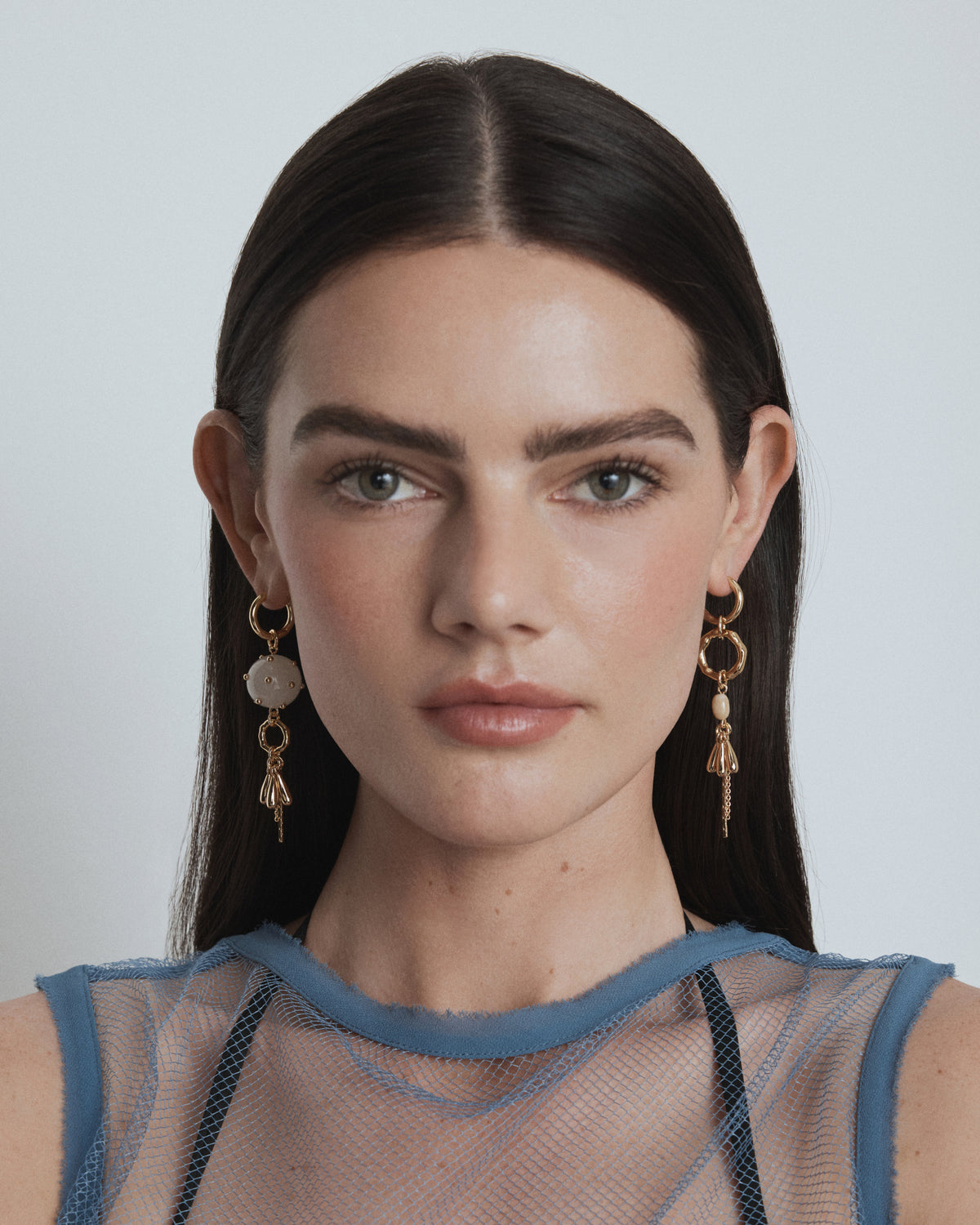 Oleander Link Earrings