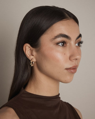 Refina Small Hoop Earrings