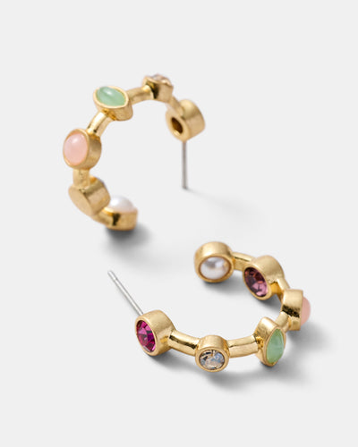 Refina Small Hoop Earrings