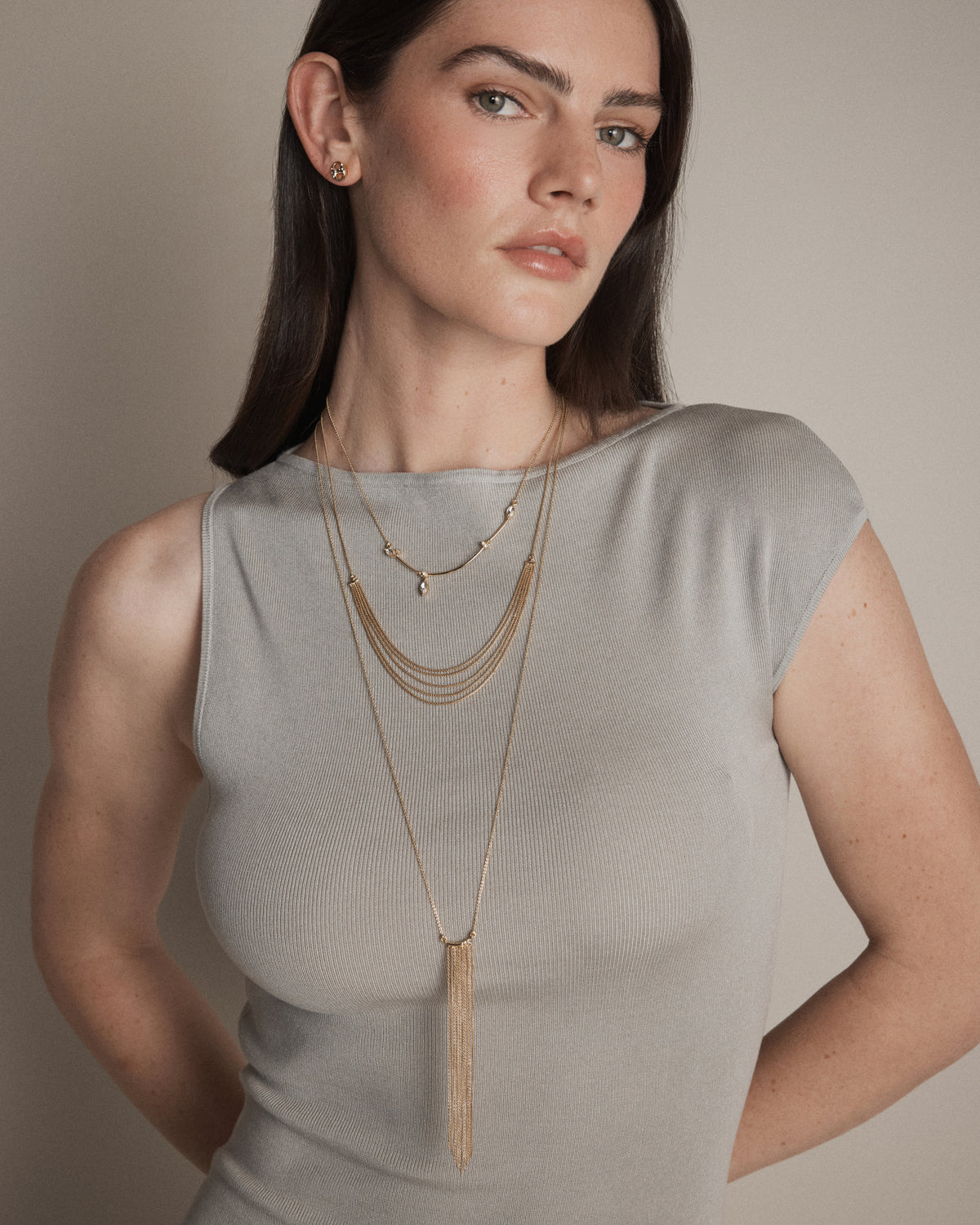 Sway Neck Trio Necklace