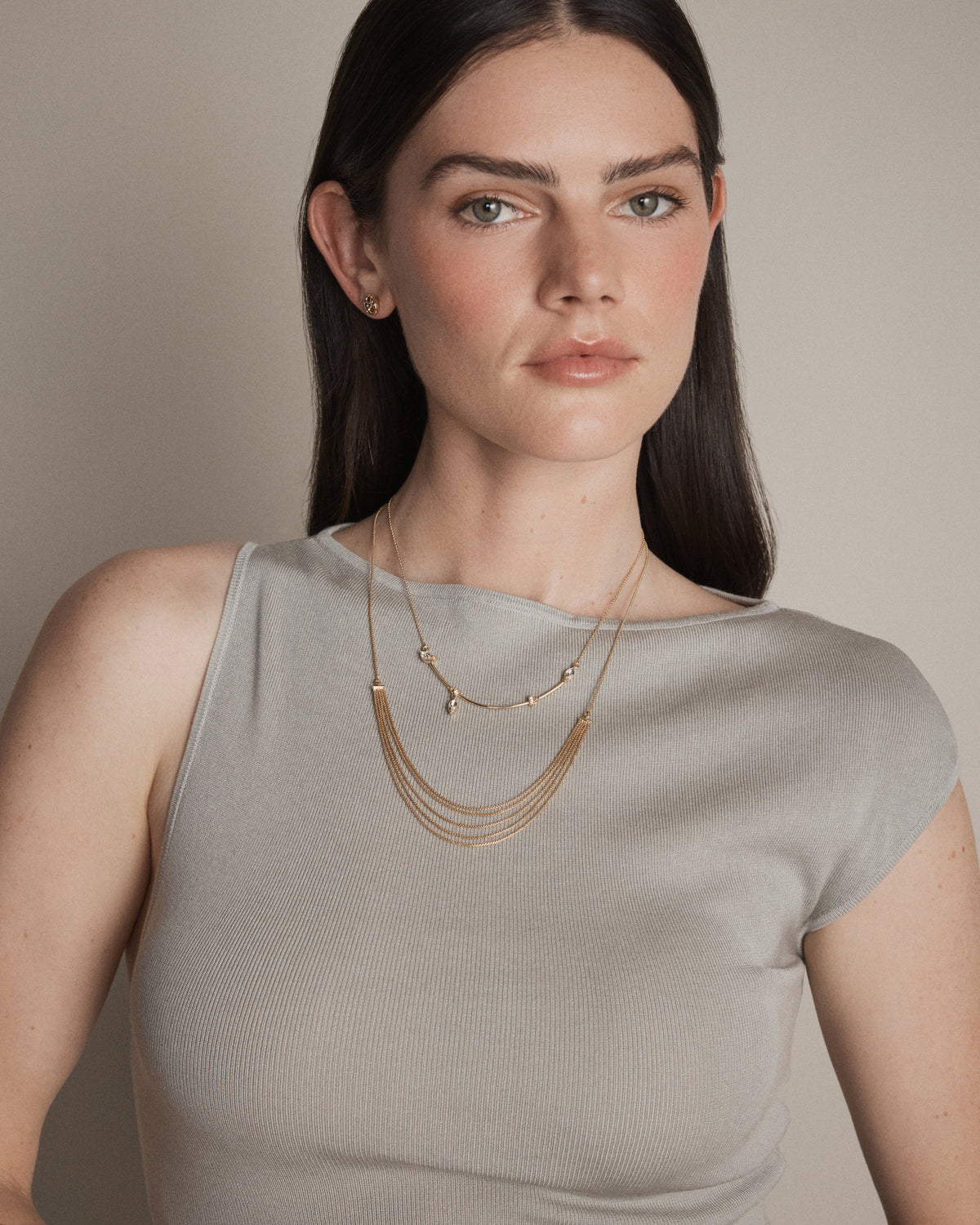 Sway Neck Trio Necklace